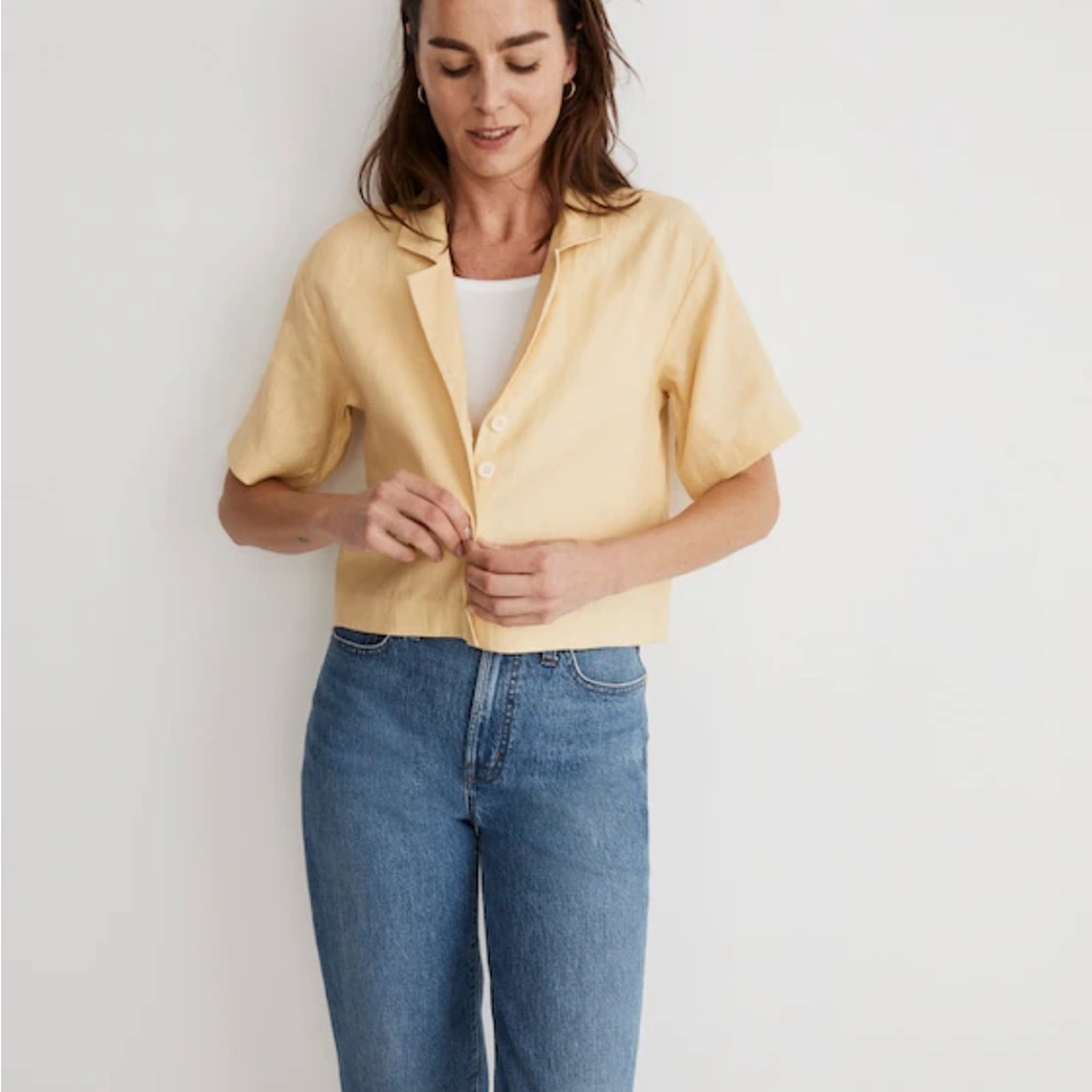 Madewell linen resort tee